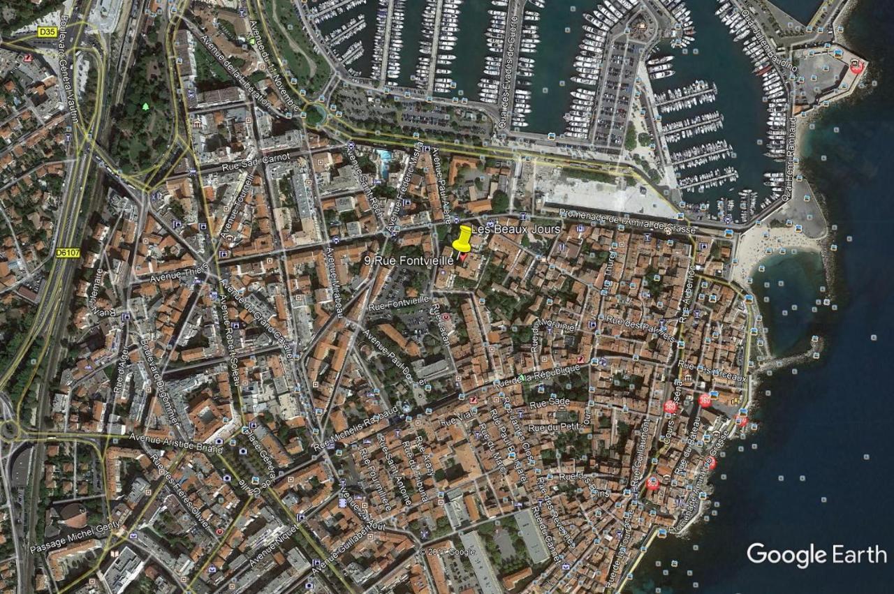 2 Pieces Climatise Avec Balcon Dans Le Vieil Antibes, Residence Avec Ascenseur Exterior foto