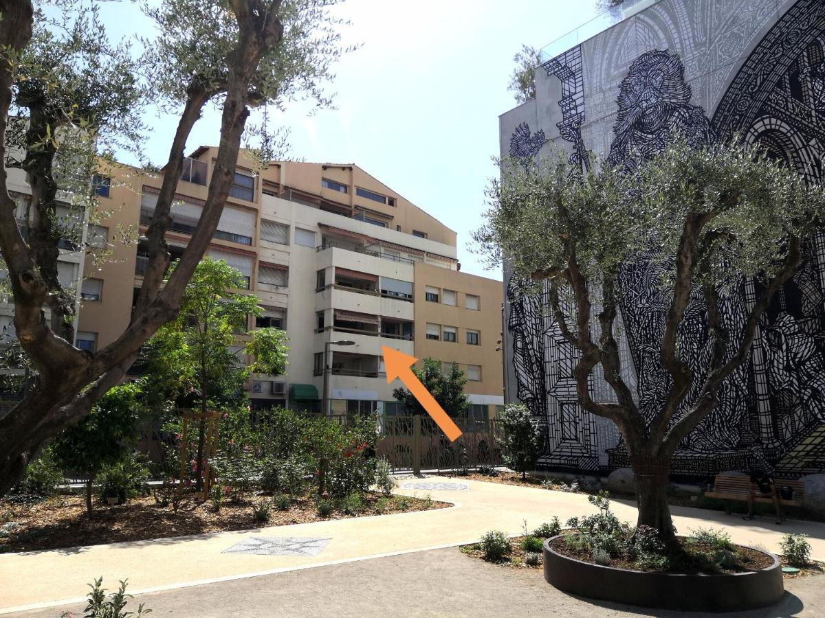 2 Pieces Climatise Avec Balcon Dans Le Vieil Antibes, Residence Avec Ascenseur Exterior foto